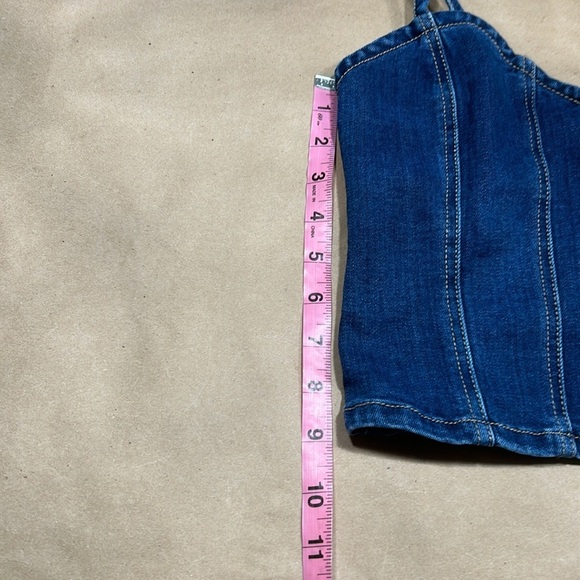 Refuge Denim Camisole Jean Top Sz SP - Picture 4 of 7